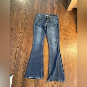 Articles Of Society Dark Blue Wide Leg Jeans